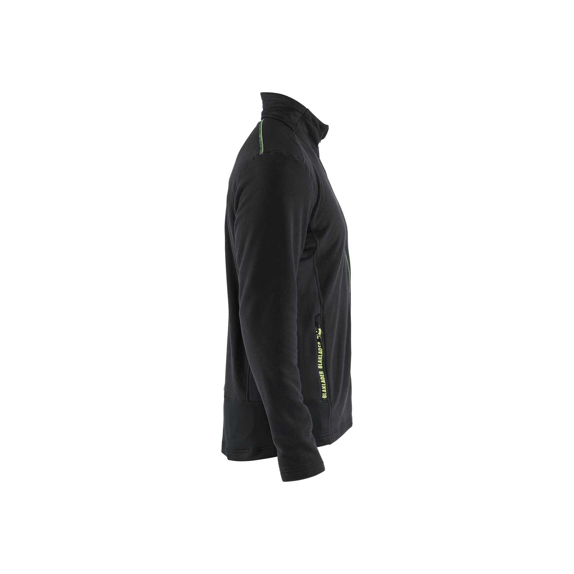 BLAKLADER 47651010 Microfleece Jacket Hi Vis Reflective Work Jacket MEN - Antipilling
